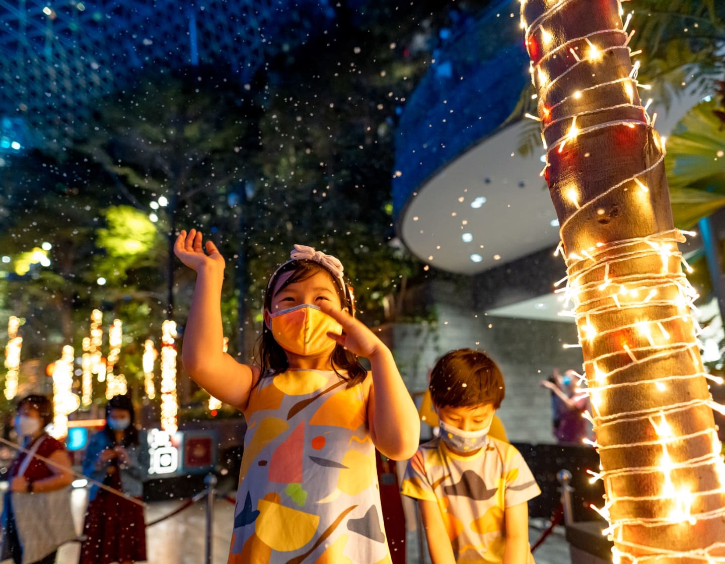 Aéroport Jewel Changi et attractions adaptées aux enfants à Canopy Park