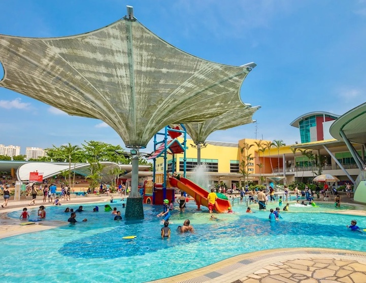 Guide adapté aux enfants de Sengkang : immense jeu d'eau, parc au bord de la rivière Sengkang, village d'Anchorvale et plus