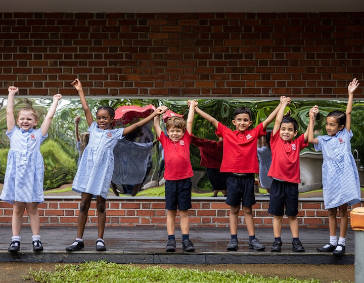 Les tout-petits (2-5 ans) sont invités à une séance d'initiation au jeu à la maternelle de DUCKS, Dulwich College (Singapour)