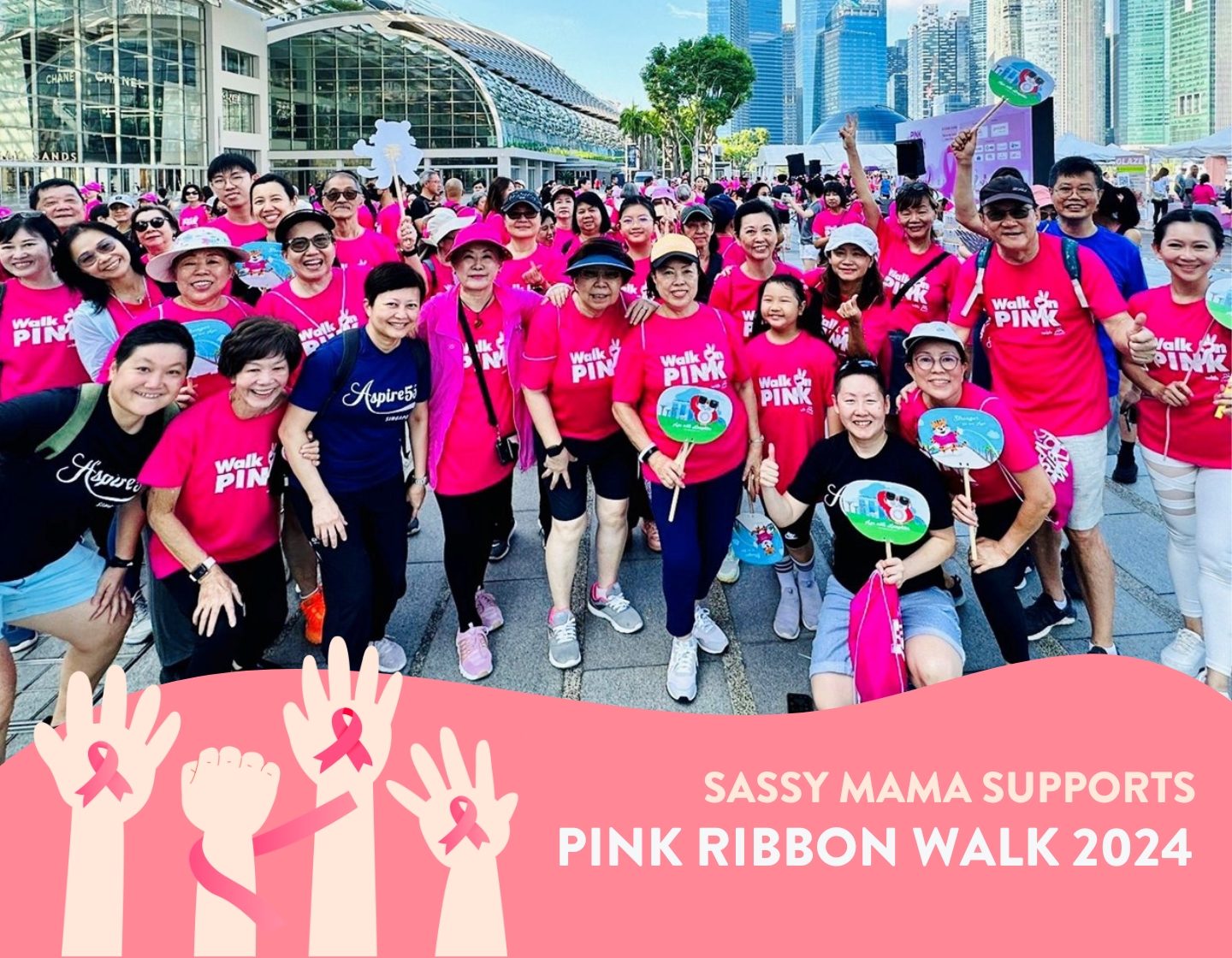 Pink Ribbon Walk 2024 : Soutenez la sensibilisation au cancer du sein à Singapour