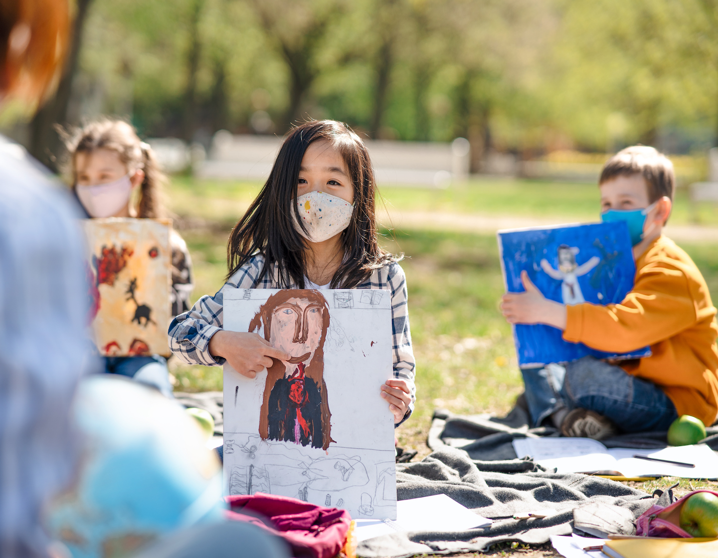 Cours d'art pour enfants : brouillage artistique, calligraphie chinoise et plus