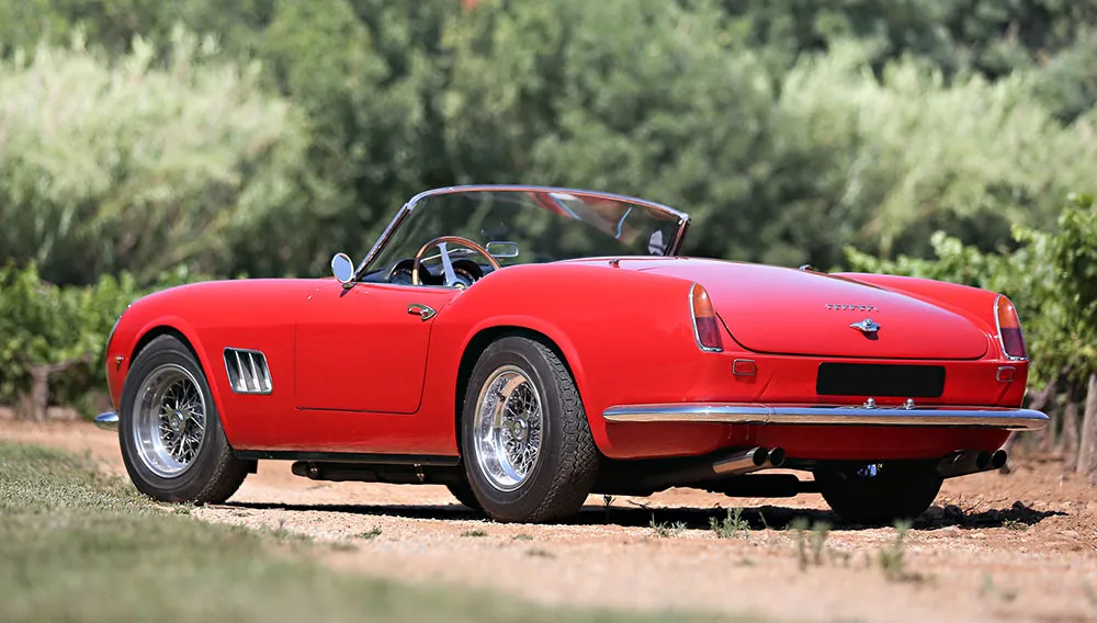 Ferrari 250 GT California SWB Spider de 1961 : 16,83 millions de dollars