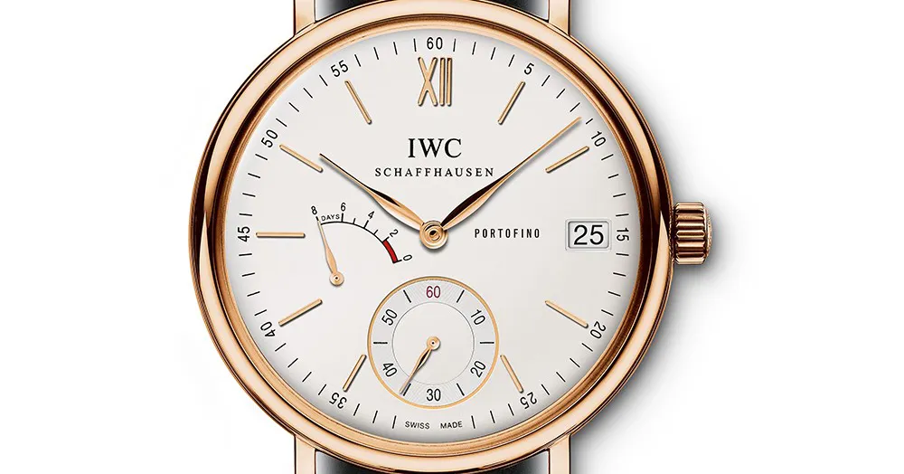 IWC Portofino à remontage manuel huit jours