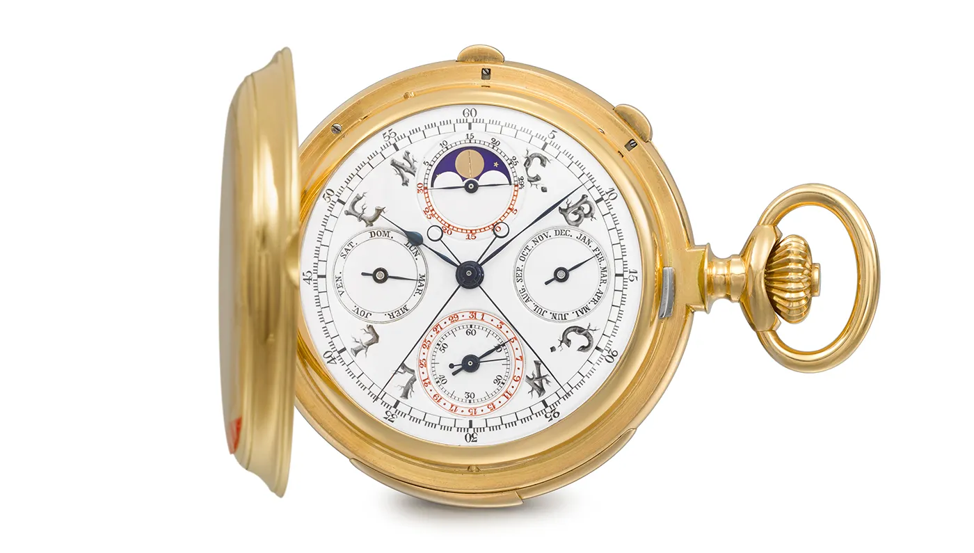 Montre de poche Patek Philippe à haute complication (New York, 6 décembre)