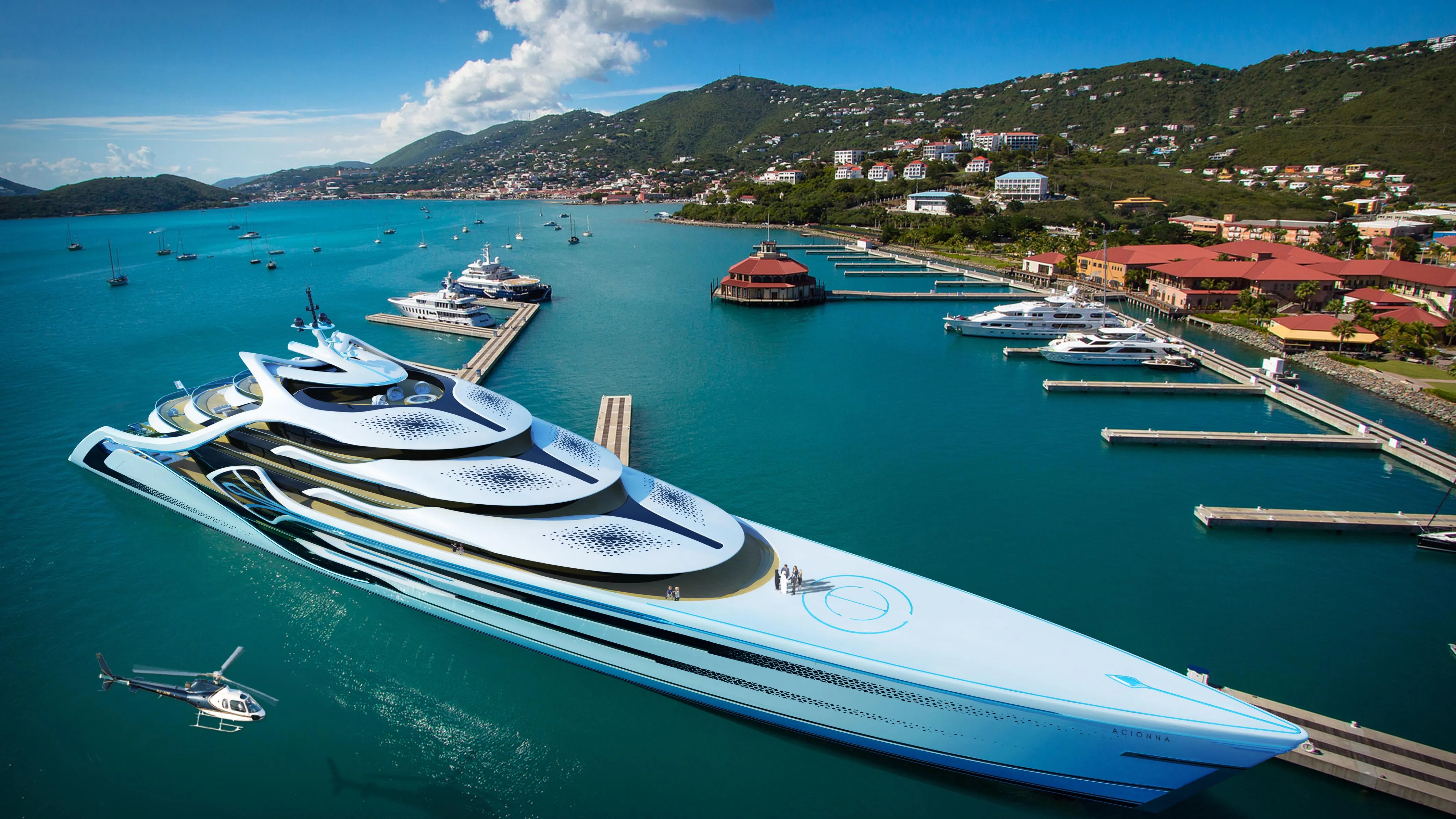 Le concept de yacht Acionna d'Andy Waugh