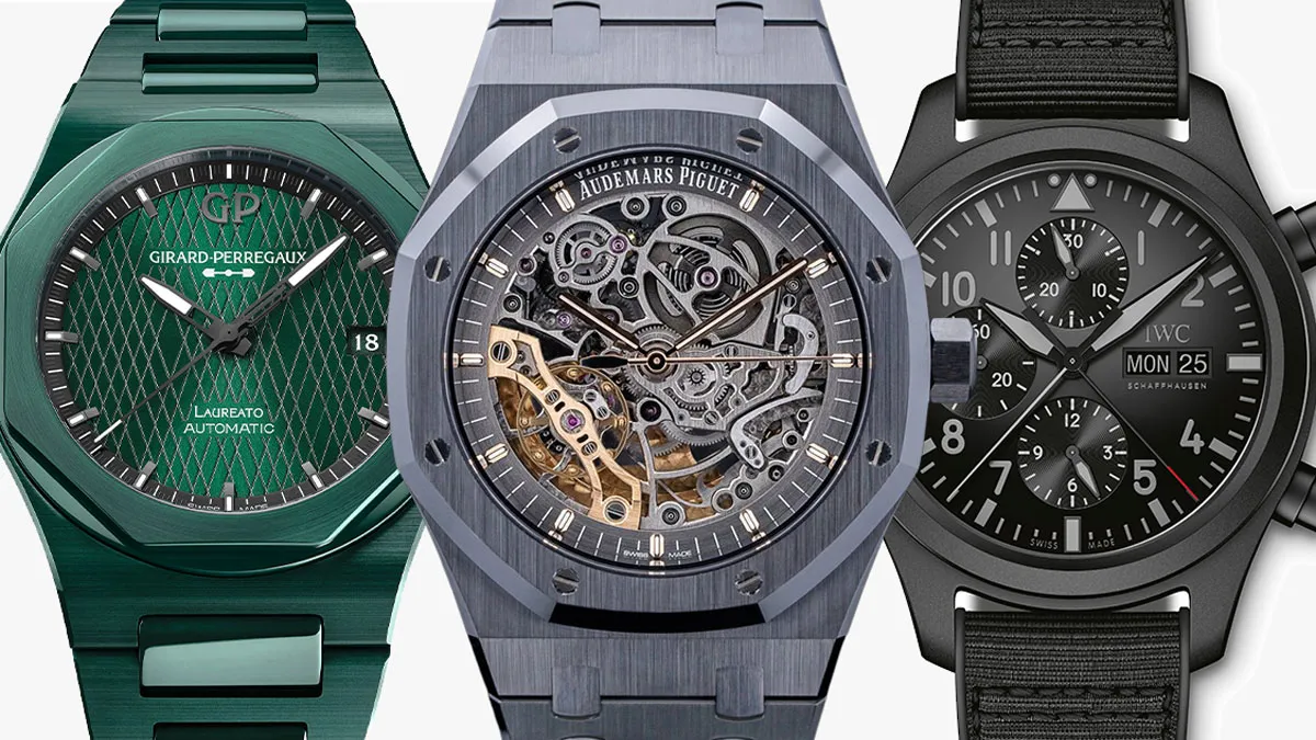 Temps de collecte: 5 montres légères en céramique résistante aux rayures, de Hublot à IWC