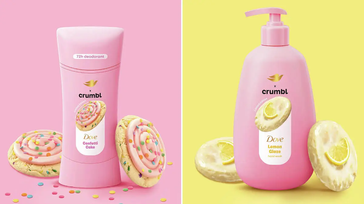 Dove lance une gamme de soins pour le corps avec Viral Cookie Shop Crumbl : découvrez quels parfums sont inclus