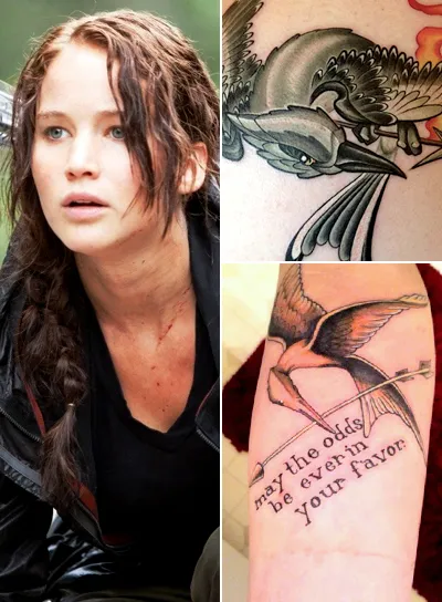 12 tatouages "Hunger Games"