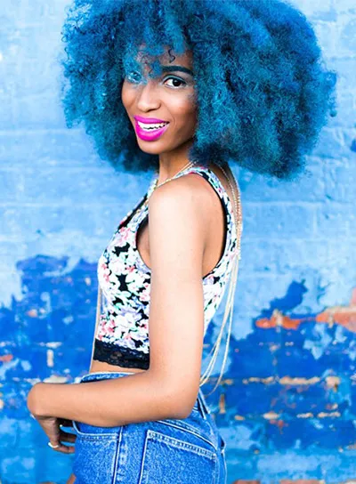 9 femmes avec de superbes cheveux colorés naturellement